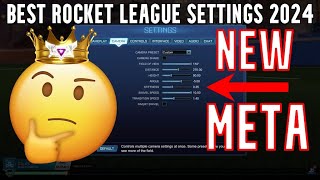 The NEW BEST Rocket League Settings 2024  Camera Sensitivity Controller amp MORE Settings Guide [upl. by Hplodnar]