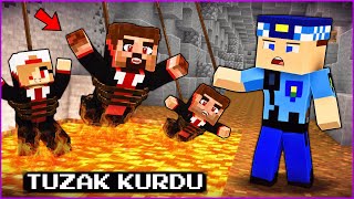 KEREM KOMİSER VAMPİR FAKİR AİLESİNİ TUZAĞA DÜŞÜRDÜ 😱  Minecraft [upl. by Suravart]