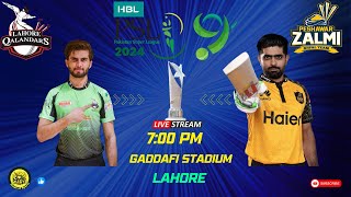 Live LHQ Vs PSZ Lahore Qalandars Vs Peshawar Zalmi Live  Live T20 match  PSL Live Match Today [upl. by Inaliel623]