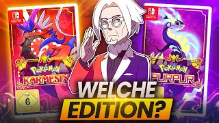 Pokemon Karmesin oder Purpur  Welche Edition solltest du dir kaufen [upl. by Ammamaria]