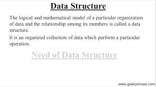 Data Structure and Its Classification Hindi [upl. by Ylatfen]