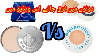 DRY PANCAKE VS AQUA PANCAKE  Difference  How To Apply Pancake  Kryolan Base Makeup Tutorial [upl. by Sweyn]