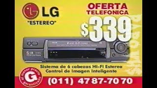 Electrodomesticos Garbarino 2000 Videocasetera TV 20quot y Radiograbador [upl. by Divan]