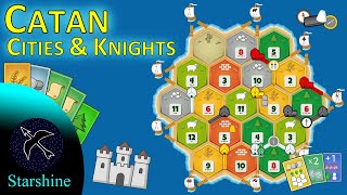 How to play Catan Learn Cities and Knights on Colonist IO 📖 ★ Quick guide to learn the expansion [upl. by Airotal]