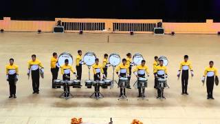 Horwang Drumline  1st Junior Stand Still Div TDC 2013 [upl. by Harlamert]