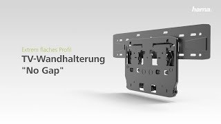 Hama TVWandhalterung TILT „No Gap“ für Samsung TV’s für die optisch lückenlose Wandmontage [upl. by Conley]