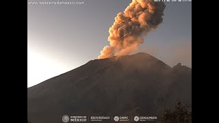 Volcán Popocatépetl EN VIVO  Vista Tlamacas Estado de México [upl. by Atipul]