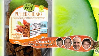 Produkttest JustVeg Pulled Chunks Fleischersatz vegan  SY00123 [upl. by Midis]