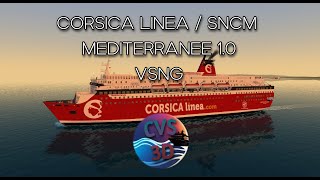 MEDITERRANEE CORSICA LINEA  SNCM VSNG 10 [upl. by Sheelagh]