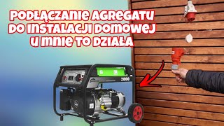 Podłączenie agregatu prądotwórczego do instalacji domowejU mnie to działaBlackout mi nie groźny [upl. by Yerffoej31]