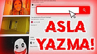 YOUTUBEda ASLA ARATMAMANIZ GEREKEN ŞEYLER 😱😨 [upl. by Bambie494]