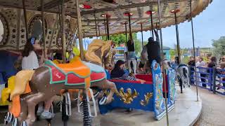 Traditional Carousel Ride At Flambards Theme Park [upl. by Grantham]