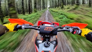 KTM EXC 150 OFF ROAD TEST [upl. by Alikam]