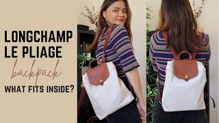 LONGCHAMP LE PLIAGE BACKPACK PAPER  Thats So KT [upl. by Wilburn744]