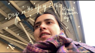 A day in the Life of a PhD Student First Day of Second Semester Coursework [upl. by Eecak]