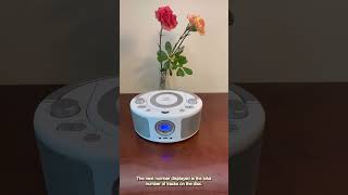 WISCENT CD playback demo amazonvintage speaker cds musicplayer bluetooth radioWTB791 [upl. by Lozano]