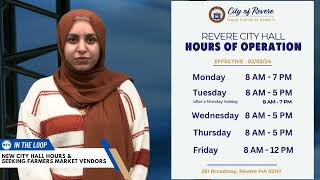 New City Hall Hours amp Farmers Market  English [upl. by Noizneb]