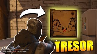 CARTE AU TRÉSOR SNOBBY SHORES EMPLACEMENT sur FORTNITE Battle Royale [upl. by Clymer]