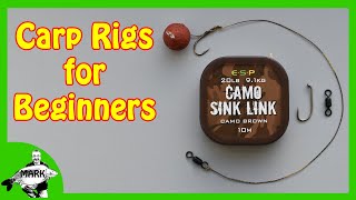 Easy to Tie Carp Rigs for Beginners [upl. by Lenard]