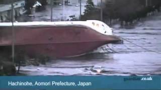 Tsunami en Japon 11 de marzo de 2011 [upl. by Annatsirhc]