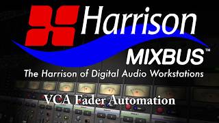 Harrison Mixbus  VCA Fader Automation [upl. by Oric]