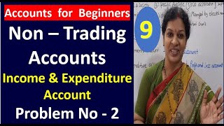 9 Income amp Expenditure Account  Problem Number Number  2 [upl. by Akined]