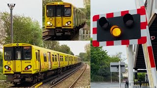 Hall Road Level Crossing Merseyside [upl. by Ulises]