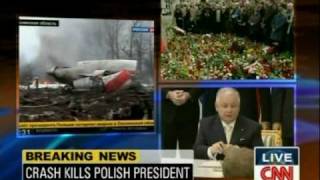 CNN Crash Kills Polish President 10 April 2010 [upl. by Retsim]