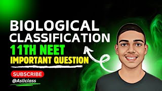 Biological Classification Important Questions  Class 11 Biology  NEET  CBSE 2024  Class 11th [upl. by Adrien]