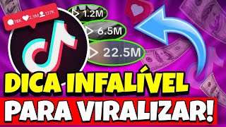 DICA INFALÍVEL para VIRALIZAR RÁPIDO no TIKTOK Ganhe VISUALIZAÇÕES e SEGUIDORES [upl. by Semaj39]