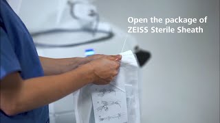 How to drape the probe with ZEISS Sterile Sheath  ZEISS CONVIVO In Vivo Pathology Suite [upl. by Itnavart973]