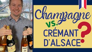 Are you better off buying cheap French Champagne or a midpriced Cremant DAlsace from France [upl. by Freddie714]