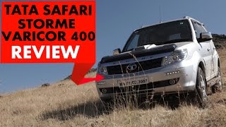 New Tata Safari Storme Varicor 400  Review  PowerDrift [upl. by Duer]