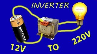 كيفية صنع جهاز إنفرتر عاكس للتيار الكهربائي  How to make an inverter 12V 220v 100WATT [upl. by Aneeras]