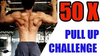 50 x pull up Challenge 💪💪 [upl. by Arocal]