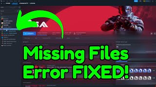 How To Fix Steam Missing Downloaded Files Error Quick Tutorial [upl. by Aierb412]