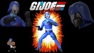 GI JOE CLASSIFIED Cobra Commander Retro Card toy review [upl. by Yhtorod]