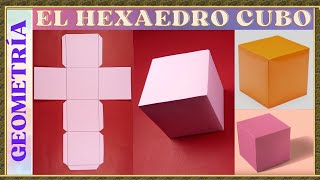 COMO HACER UN CUBO ó HEXAEDRO DE CARTULINA Rápido y fácil paso a paso [upl. by Caldwell655]