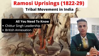 Ramosi Uprisings  Tribal Movement in India  Ramosi Vidroh  Upsc  Sociology  Tribe  NTA net [upl. by Eiramyelhsa774]