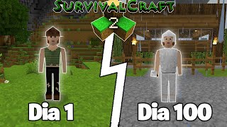 PASSEI 100 DIAS no SURVIVALCRAFT 2 [upl. by Hung734]