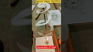 Spiral paper activity shorts scienceexperiment shortvideoytshorts [upl. by Namhar]