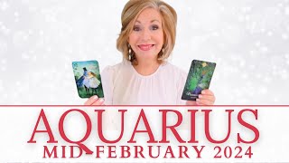 AQUARIUS  A BREAKTHROUGH Changes Your DESTINY MIDFEBRUARY 2024 TAROT [upl. by Donavon174]