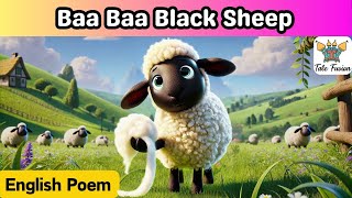 Baa Baa Black Sheep  Version Updated  Nursery Rhymes For Kids amp Poem Songs  kids poem [upl. by Gearhart]