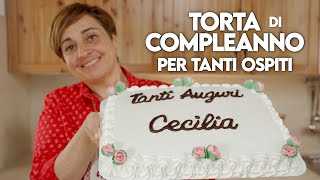 COME FARE UNA TORTA DI COMPLEANNO O DA CERIMONIA PER TANTI INVITATI  Fatto in Casa da Benedetta [upl. by Ttreve]