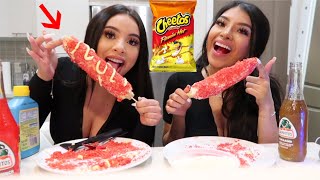 MAKING HOT CHEETO ELOTES  SPILLING THE TEA [upl. by Thant]