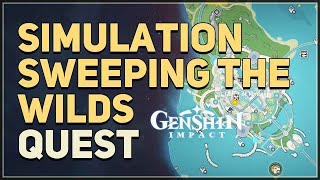 Simulation Sweeping the Wilds Genshin Impact [upl. by Kroo]