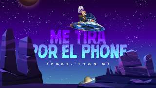 Me Tira Por El Phone  Natanael Cano feat Tyan G Lyric Video [upl. by Ayirp456]