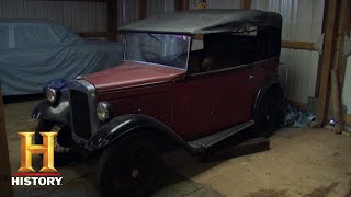 American Pickers Picking a Man Cave of Rare Cars Season 12  History [upl. by Nnek]