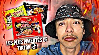 LES NOUILLE LES PLUS PIMENTÉS DE TIKTOK…🌶️ [upl. by Drofdarb]