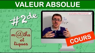 LE COURS  Valeur absolue  Seconde [upl. by Akemehs610]